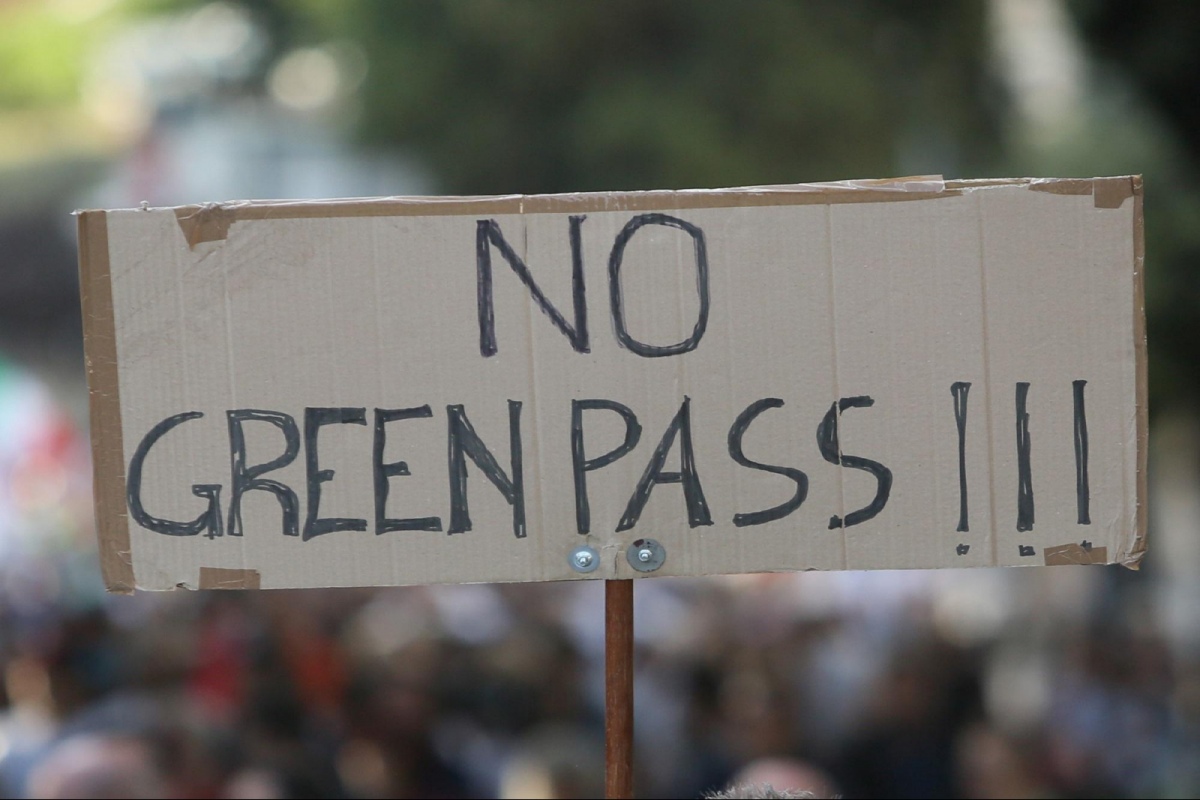 Sanzionati 30 partecipanti della manifestazione no green pass del 22 gennaio scorso